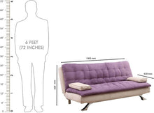 Load image into Gallery viewer, FabHomeDecor Fabric Double Sofa Bed