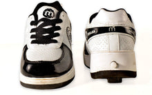 Load image into Gallery viewer, Veelys Shiny White Quad Roller Skates - Size 4.5 UK