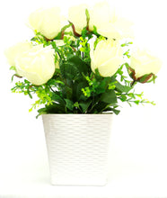 Load image into Gallery viewer, Bengal Blooms Rose Artificial Plant  with Pot
